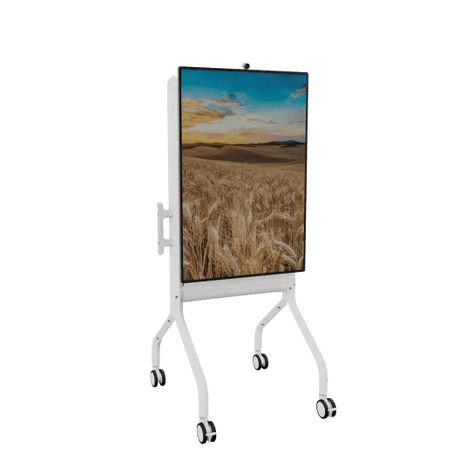Chief LSCUW Voyager Large Manual Height Adjustable AV Cart for 50-75" LCD Displays (White) - Creation Networks