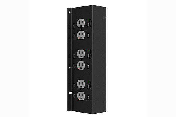 Chief PAC526 - 6 PLUG IN-WALL RETRO POWER KIT - PAC526P6-KIT - Creation Networks
