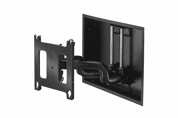 Chief PNRIW2000B Universal Flat Panel Dual Swing Arm Wall Mount (Black) - Creation Networks