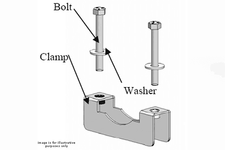 Chief Pole Clamp Kit 2-3" - TPK2 - Creation Networks