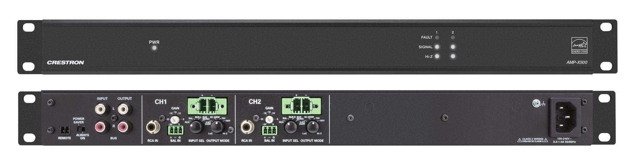 Crestron AMP-X500 commercial power amplifier Commercial AV