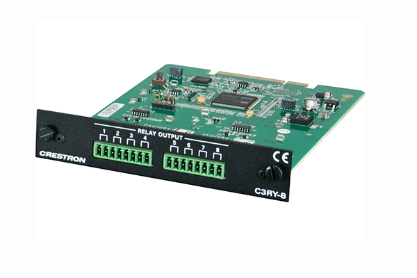 Crestron C3RY-8  3-Series™ Control Card – 8 Relay Ports - Creation Networks
