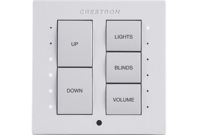 Crestron Cameo® Keypad - International Version, White Textured - C2NI-CB-W-T - Creation Networks