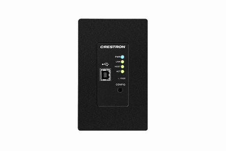 Crestron DM-NUX-L2-1G-B DM NUX USB over Network Wall Plate with Routing, Local, Black - Creation Networks