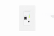 Crestron DM-NUX-L2-1G-W DM NUX USB over Network Wall Plate with Routing, Local, White - Creation Networks