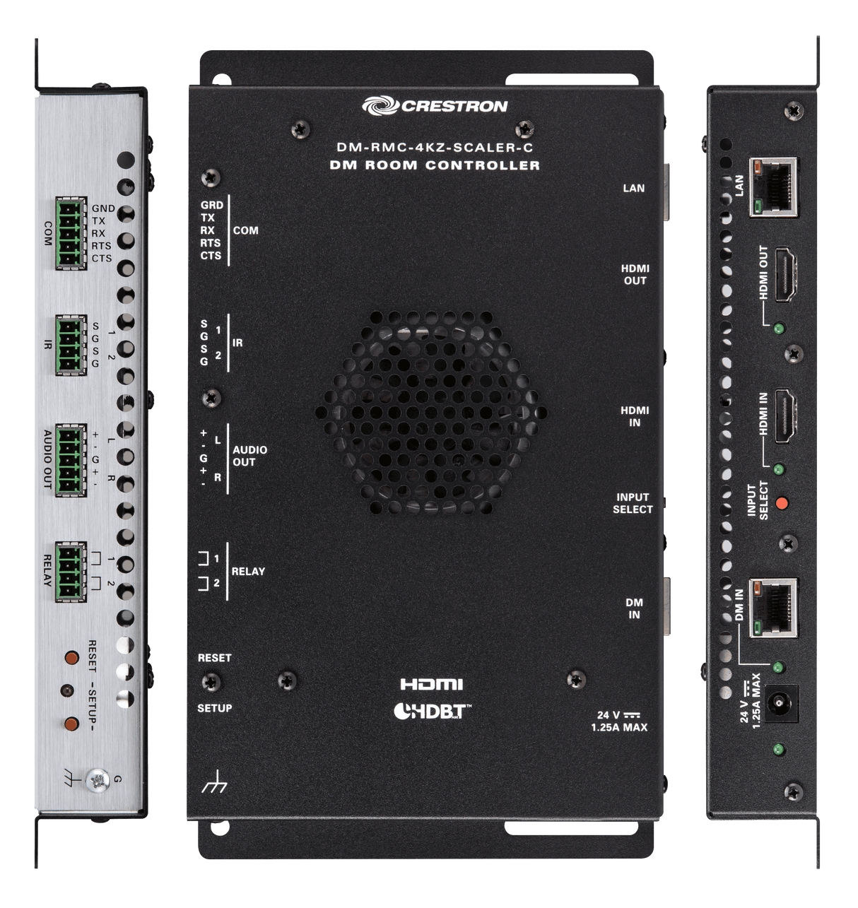 Crestron DM-RMC-4KZ-SCALER-C DigitalMedia 8G+® 4K60 4:4:4 HDR Receiver and Room Controller with Scaler - Creation Networks