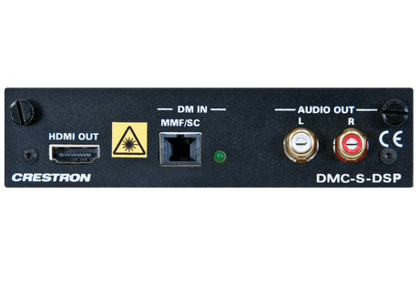 Crestron DMC-S-DSP DigitalMedia 8G™ Fiber Input Card w-Downmixing for DM® Switchers (Limited Supply) - Creation Networks