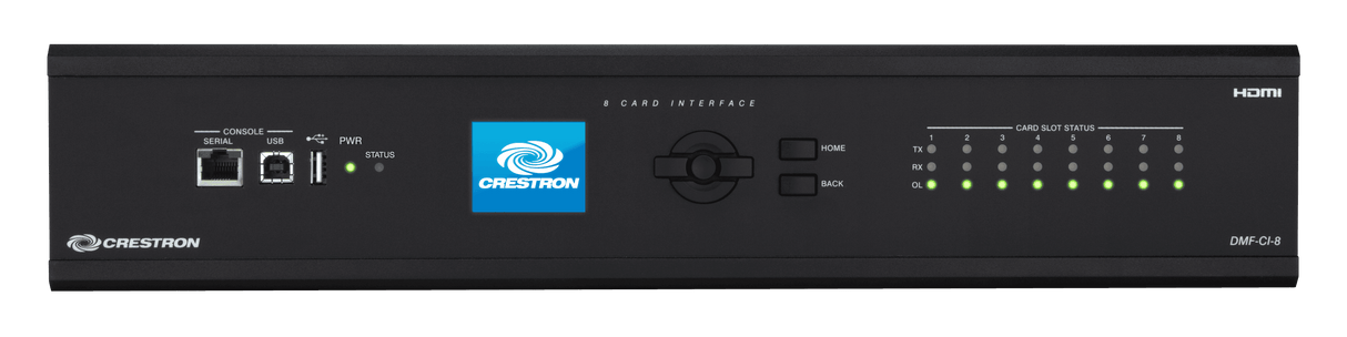 Crestron DMF-CI-8 DigitalMedia™ Card Chassis for DM-NVX-C &amp; DMCF, 8 Slots - Creation Networks