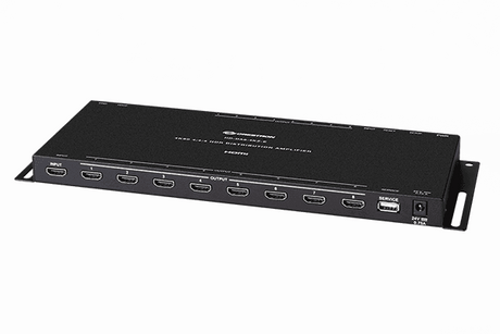 Crestron HD-DA8-4KZ-E 1:8 HDMI® Distribution Amplifier w-4K60 4:4:4 &amp; HDR Support - Creation Networks