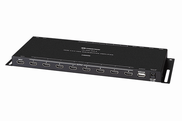 Crestron HD-DA8-4KZ-E  1:8 HDMI® Distribution Amplifier w-4K60 4:4:4 &amp; HDR Support - Creation Networks