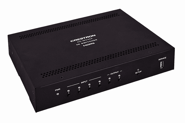 Crestron HD-MD402  4x2 4K60 4:2:0 AV Switcher - Creation Networks