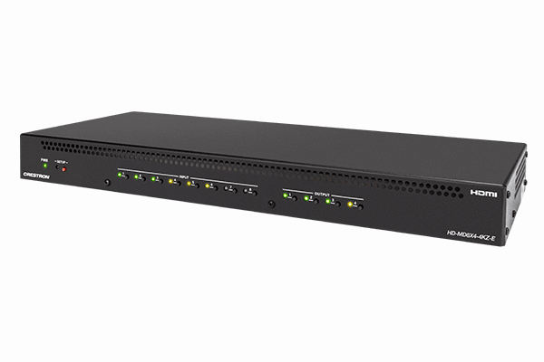 Crestron HD-MD8X4-4KZ-E  8x4 4K60 4:4:4 HDR AV Switcher - Creation Networks