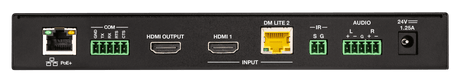 Crestron HD-RX-4K-210-C-E-POE DMPS Lite™ 4K Multiformat 2x1 AV Switch and Receiver with PoE+ - Creation Networks
