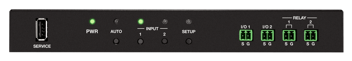 Crestron HD-RX-4K-210-C-E-POE DMPS Lite™ 4K Multiformat 2x1 AV Switch and Receiver with PoE+ - Creation Networks