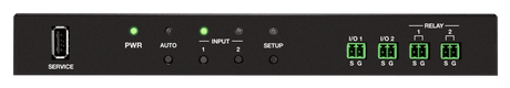 Crestron HD-RX-4K-210-C-E-POE DMPS Lite™ 4K Multiformat 2x1 AV Switch and Receiver with PoE+ - Creation Networks