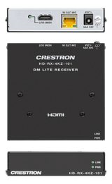 Crestron HD-RX-4KZ-101 DM Lite® 4K60 4:4:4 Receiver for HDMI® Signal Extension over CATx Cable (Discontinued) Speakers Crestron