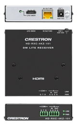 Crestron HD-RXC-4KZ-101 DM Lite 4K60 4:4:4 Receiver for HDMI®, RS-232, and IR Signal Extension over CATx Cable - Creation Networks