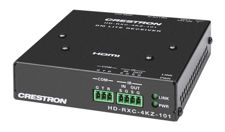 Crestron HD-RXC-4KZ-101 DM Lite 4K60 4:4:4 Receiver for HDMI®, RS-232, and IR Signal Extension over CATx Cable - Creation Networks