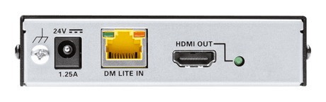 Crestron HD-RXCA-4KZ-101 DM Lite® 4K60 4:4:4 Receiver for HDMI®, RS-232, IR, and Analog Audio Signal Extension over CATx Cable - Creation Networks