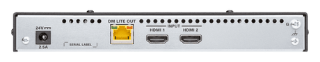 Crestron HD-TX-4KZ-201 DM Lite® 4K60 4:4:4 Transmitter and 2x1 Auto-Switcher for HDMI® Signal Extension over CATx Cable - Creation Networks