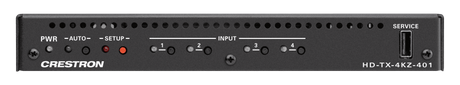 Crestron HD-TX-4KZ-401 DM Lite® 4K60 4:4:4 Transmitter and 4x1 Auto-Switcher for HDMI® Signal Extension over CATx Cable - Creation Networks