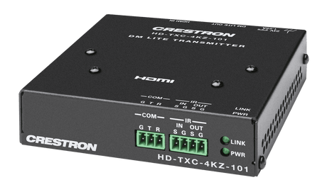 Crestron HD-TXC-4KZ-101 DM Lite® 4K60 4:4:4 Transmitter for HDMI®, RS‑232, and IR Signal Extension over CATx Cable - Creation Networks