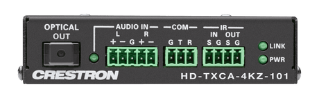 Crestron HD-TXCA-4KZ-101 DM Lite® 4K60 4:4:4 Transmitter for HDMI®, RS-232, IR, and Analog Audio Signal Extension over CATx Cable - Creation Networks