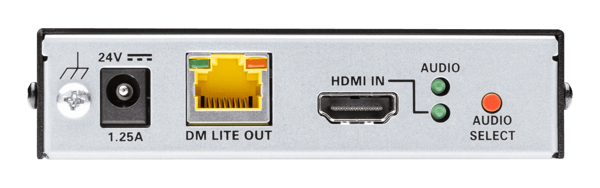 Crestron HD-TXCA-4KZ-101 DM Lite® 4K60 4:4:4 Transmitter for HDMI®, RS-232, IR, and Analog Audio Signal Extension over CATx Cable - Creation Networks