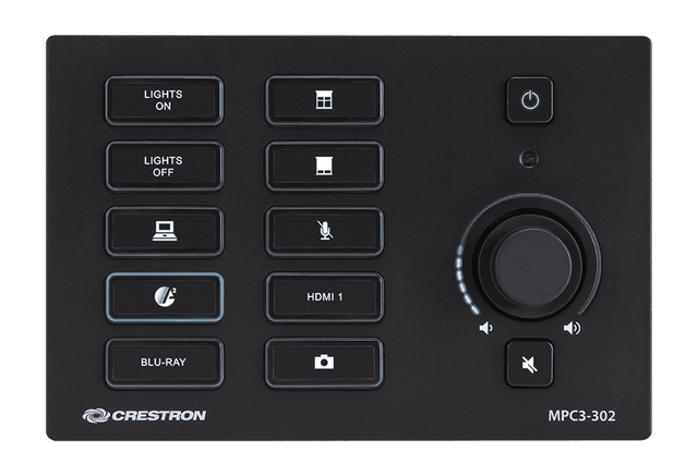 Crestron MPC3-302-B 3-Series® Media Presentation Controller 302 (Black) - Creation Networks