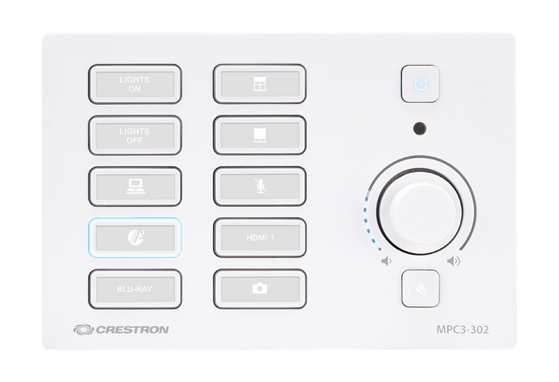 Crestron MPC3-302-W 3-Series® Media Presentation Controller 302, White - Creation Networks