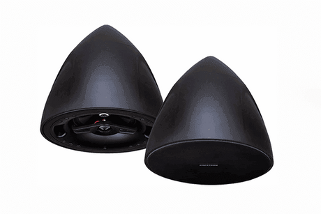 Crestron SAROS PD4T-B-T-EACH Saros® 4” 2-Way Pendant Speaker, Black Textured, Single - Creation Networks