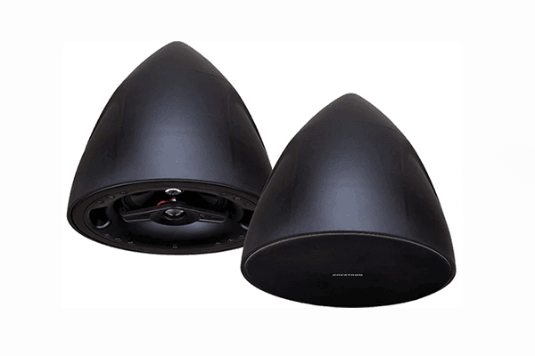 Crestron SAROS PD4T-B-T-EACH  Saros® 4” 2-Way Pendant Speaker, Black Textured, Single - Creation Networks