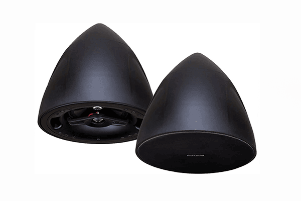 Crestron SAROS PD6T-B-T-EACH  Saros® 6.5” 2-Way Pendant Speaker, Black Textured, Single - Creation Networks