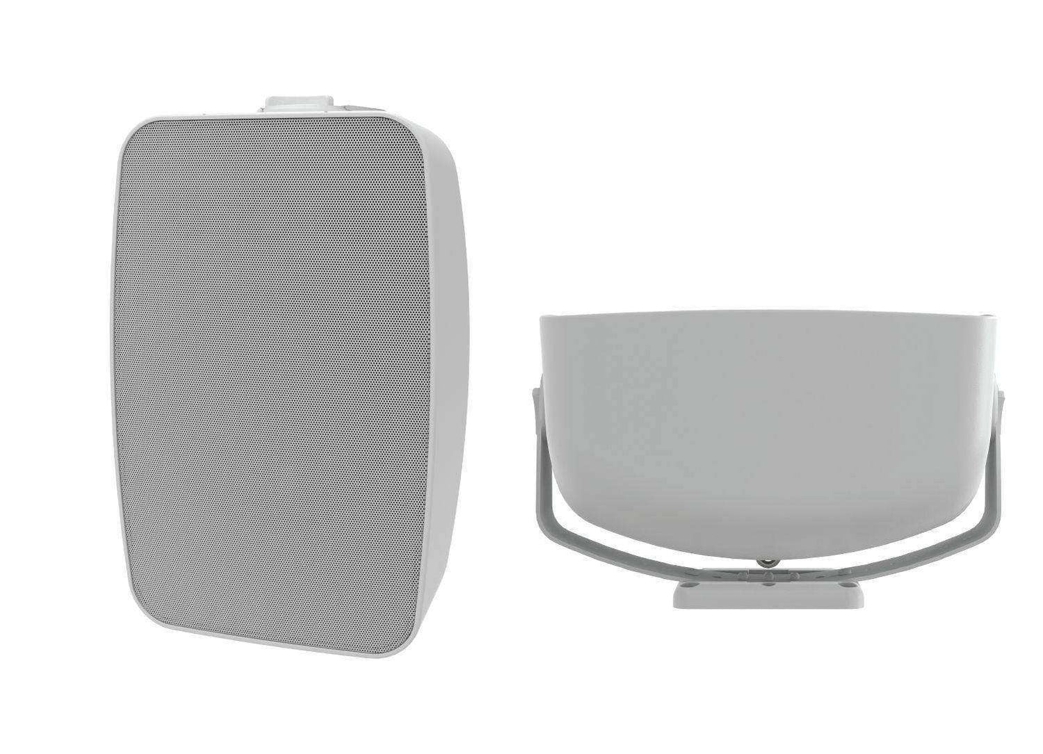 Crestron SAROS SMT6T-AW-W-T-EACH Saros® 6.5 in. 2-Way All Weather Surface Mount Indoor/Outdoor Speaker, White Textured, Single Speakers Crestron