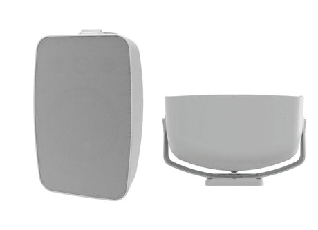 Crestron SAROS SMT6T-AW-W-T-EACH Saros® 6.5 in. 2-Way All Weather Surface Mount Indoor/Outdoor Speaker, White Textured, Single - Creation Networks