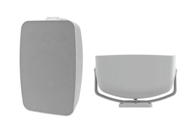 Crestron SAROS SMT6T-AW-W-T-EACH Saros® 6.5 in. 2-Way All Weather Surface Mount Indoor/Outdoor Speaker, White Textured, Single - Creation Networks