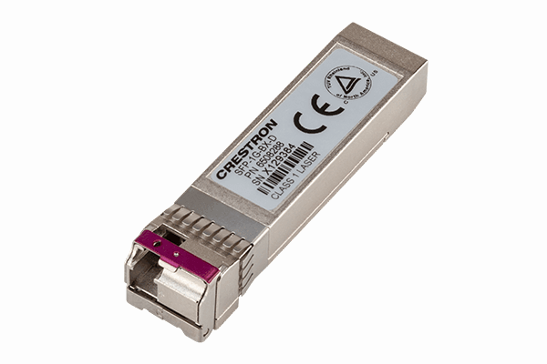 Crestron SFP-1G-BX-D SFP Transceiver Module for DM-NVX Series, Simplex Single-Mode Fiber, 1490-1310 nm, Downlink - Creation Networks