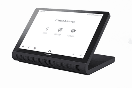 Crestron TS-1070-GV-B-S 10.1 in. Tabletop Touch Screen, Government Version, Black Smooth - Creation Networks