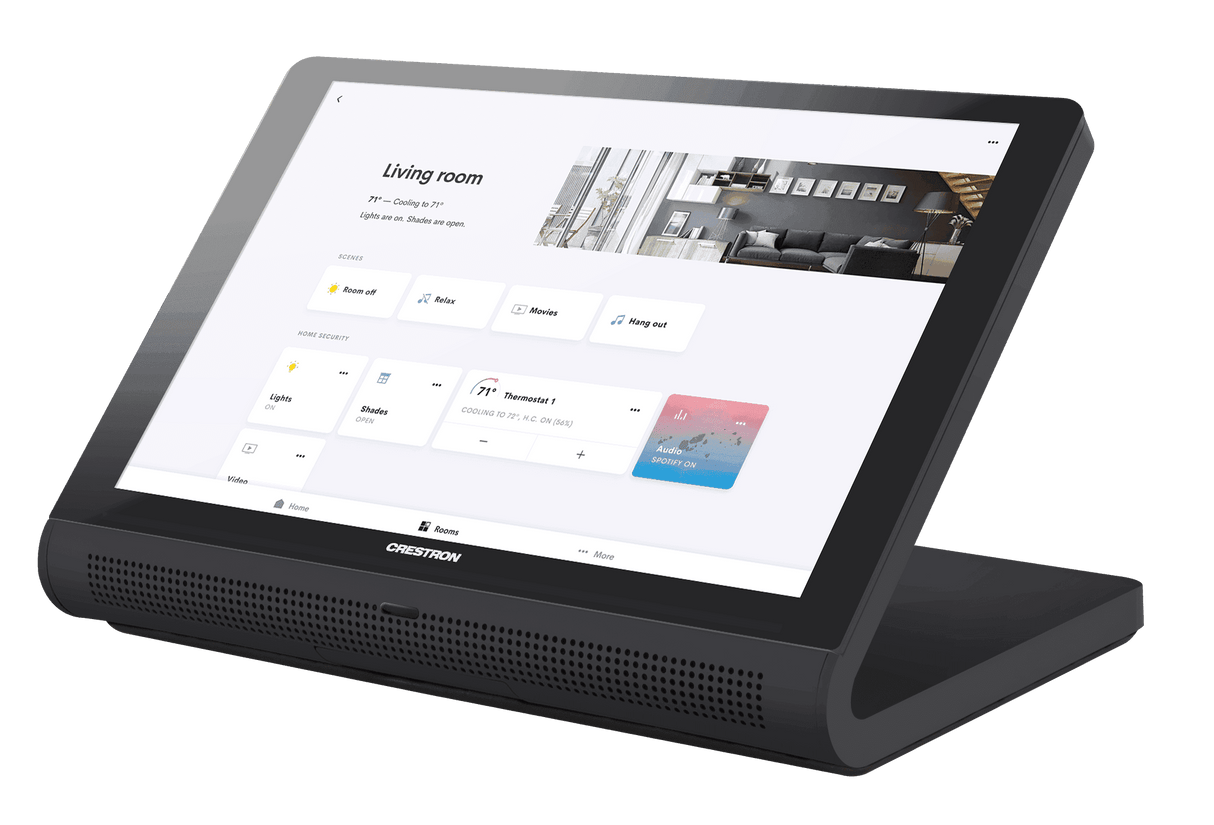 Crestron TS-770R-B 7 in. Tabletop Touch Screen, Crestron Home™ OS Version, Black - Creation Networks