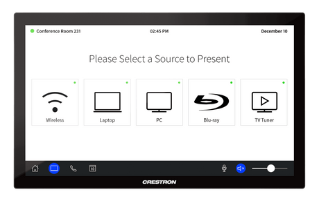 Crestron TSD-2220-B 21.5” HD Touch Screen Display, Black - Creation Networks