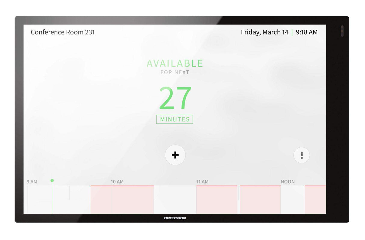 Crestron TSW-1070-B-S 10.1 in. Wall Mount Touch Screen (Black, Smooth) - Creation Networks