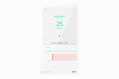 Crestron TSW-570P-W-S 5 in. Wall Mount Touch Screen, Portrait, White Smooth - Creation Networks