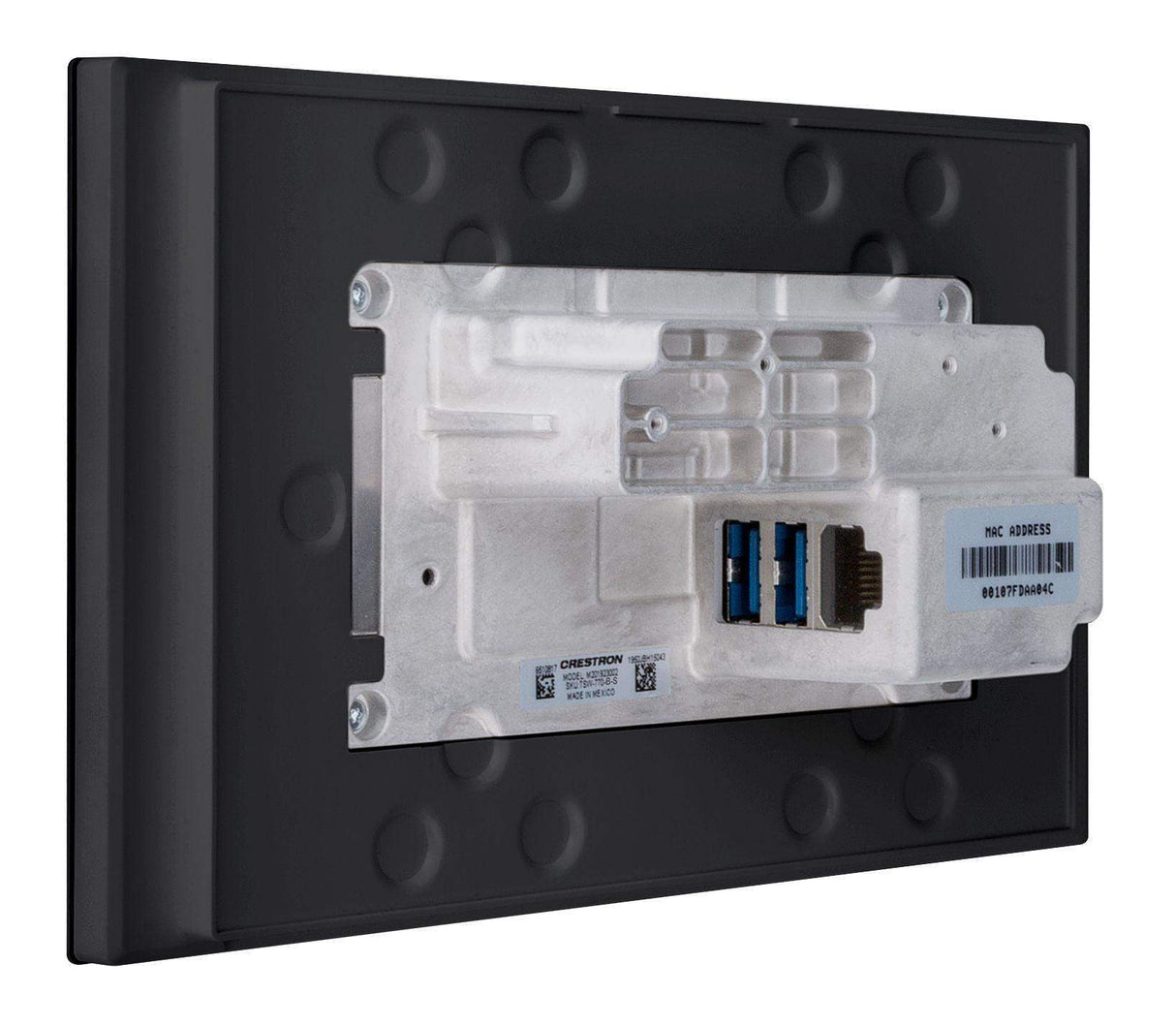 Crestron TSW-770-GV-B-S 7 in. Wall Mount Touch Screen - Government Version (Black, Smooth) - Creation Networks