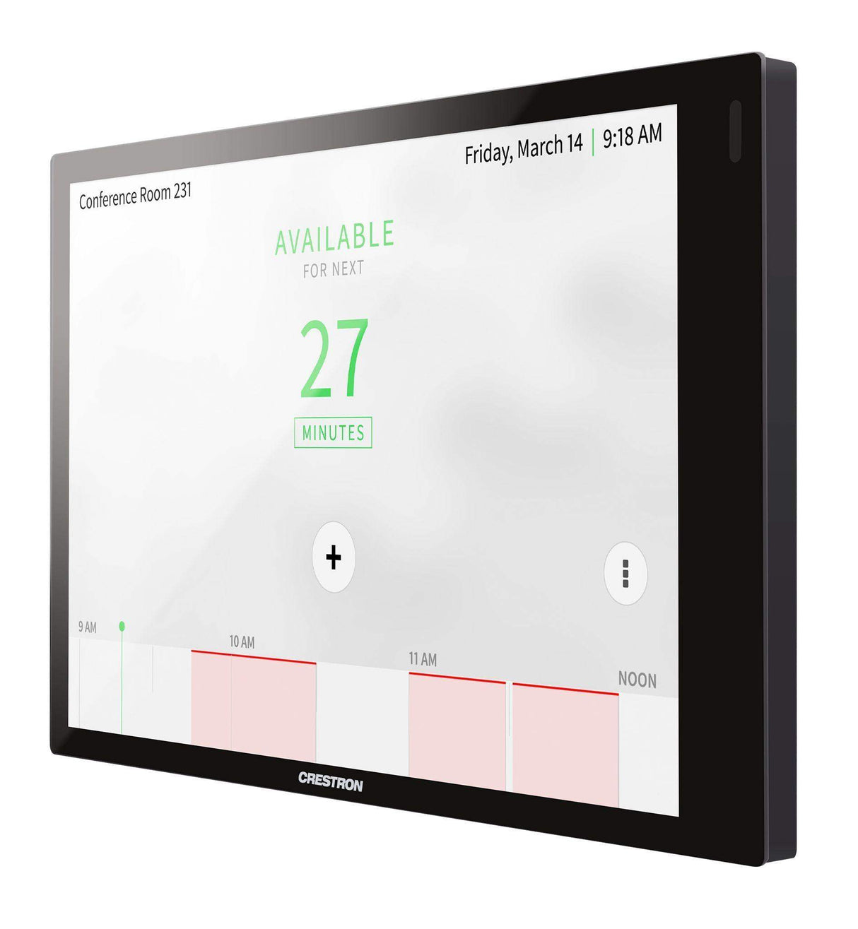 Crestron TSW-770-GV-B-S 7 in. Wall Mount Touch Screen - Government Version (Black, Smooth) - Creation Networks
