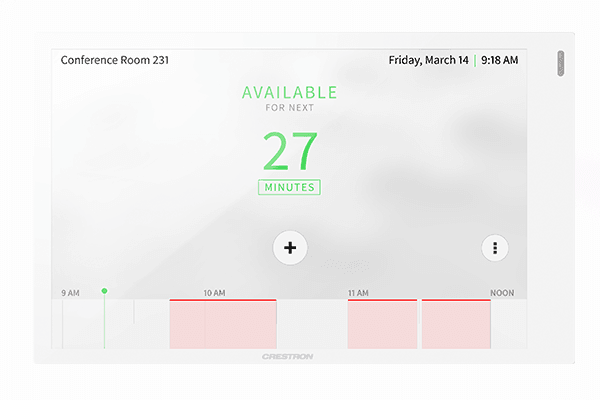Crestron TSW-770-W-S  7 in. Wall Mount Touch Screen, White Smooth - Creation Networks