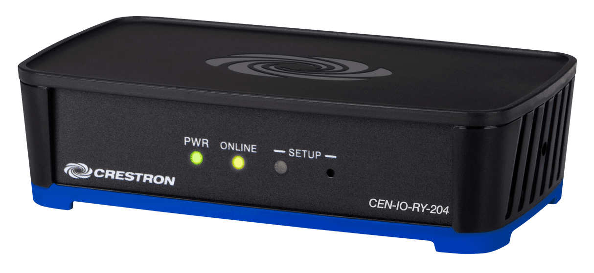 Crestron Wi-Fi Network I/O Extender with 4 Relay Ports - CEN-IO-RY-204 - Creation Networks