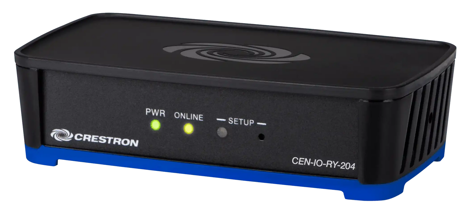 Crestron Wi-Fi Network I/O Extender with 4 Relay Ports - CEN-IO-RY-204 Room Control Crestron
