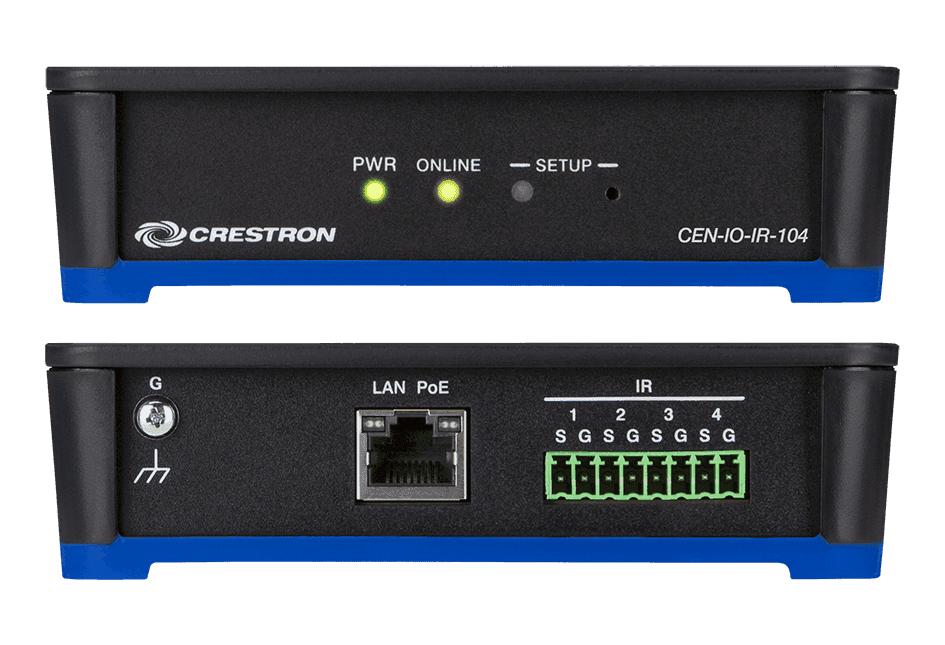 Crestron Wired Ethernet Module with 4 IR Ports - CEN-IO-IR-104 - Creation Networks