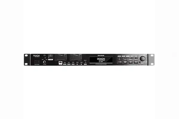 Denon DN-900R Network SD/USB Audio Recorder with Dante 2 x 2 Interface Audio Players & Recorders Denon