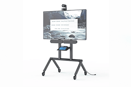 Heckler AV Cart for Logitech Rally Plus ( Black/ Grey ) - H715BG - Creation Networks
